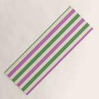 Handmade Bold Stripe Design Yoga Mat Gallery Image 1