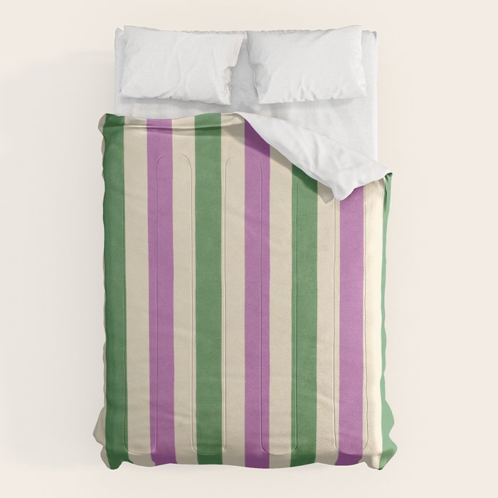Handmade Bold Stripe Design Comforter Gallery Image 6