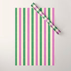 Handmade Bold Stripe Design Wrapping Paper Gallery Image 1