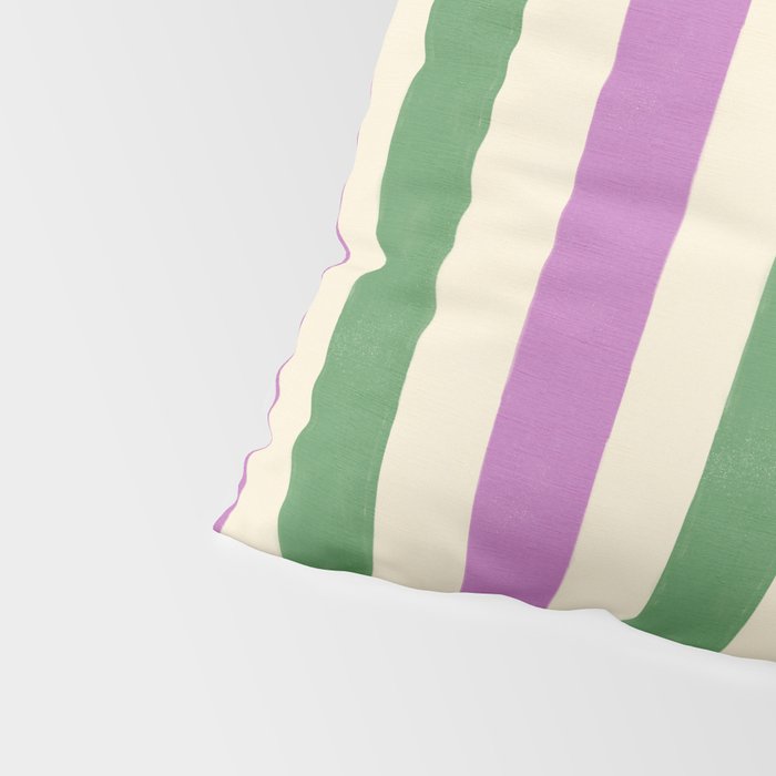 Handmade Bold Stripe Design Pillow Sham Gallery Image 4