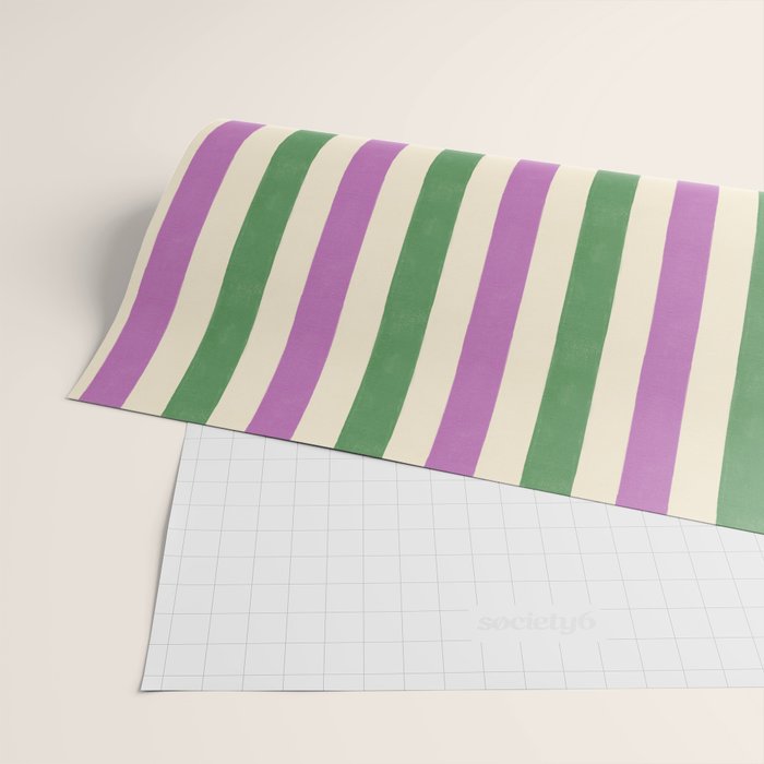 Handmade Bold Stripe Design Wrapping Paper Gallery Image 2