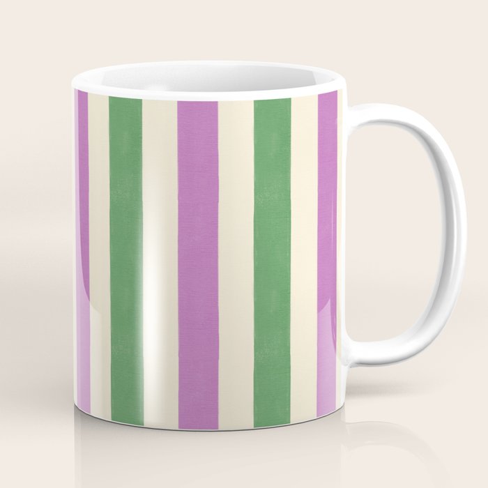 Handmade Bold Stripe Design Coffee Mug Gallery Image 1