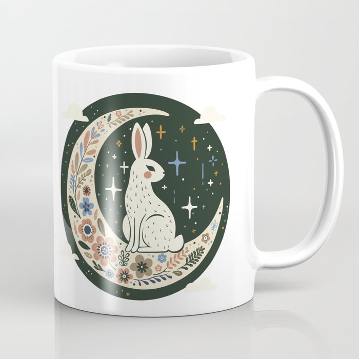 Rabbit on the moon  Coffee Mug Gallery Image 1