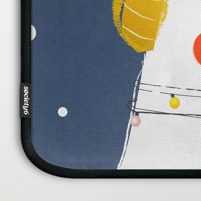 Christmas Baby Seal with fairy lights Laptop Sleeve Gallery Image 3