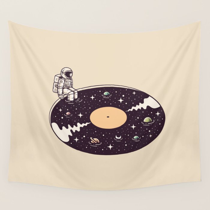 Cosmic Sound Wall Tapestry