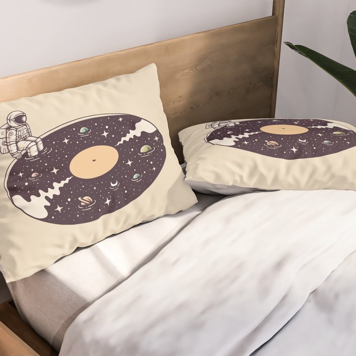 Cosmic Sound Pillow Sham Gallery Image 2