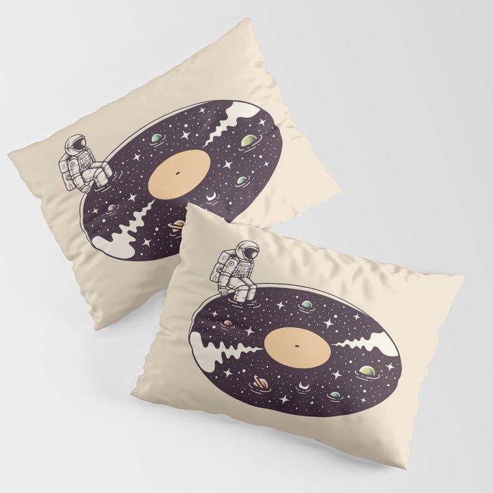 Cosmic Sound Pillow Sham Gallery Image 3
