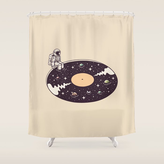 Cosmic Sound Shower Curtain Gallery Image 1