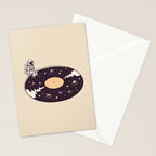Cosmic Sound Stationery Card Gallery Image 2