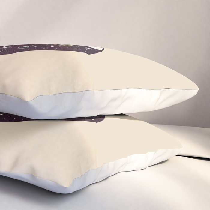 Cosmic Sound Pillow Sham Gallery Image 3