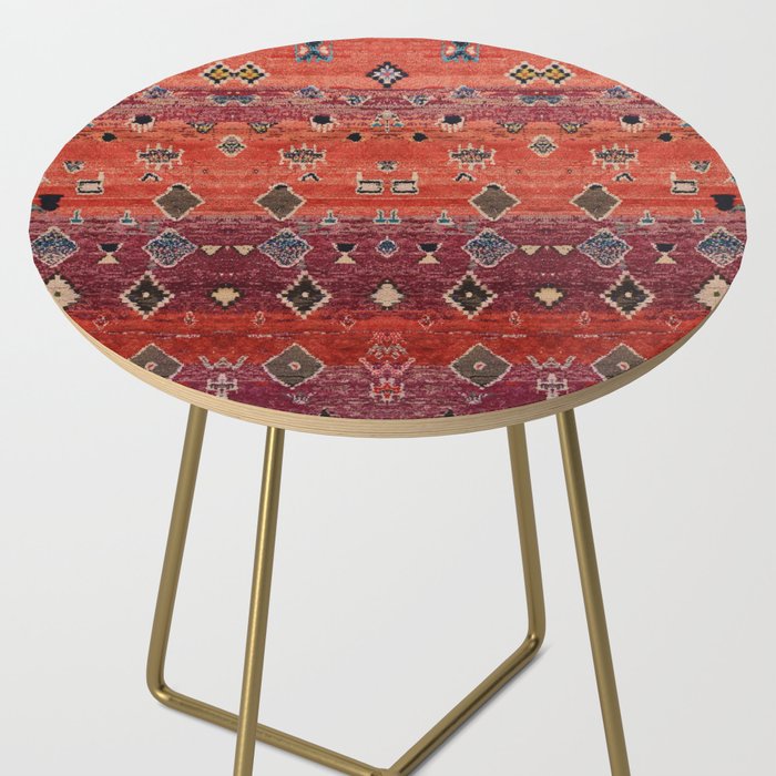 Traditional Oriental Moroccan Rug Design Side Table Gallery Image 2