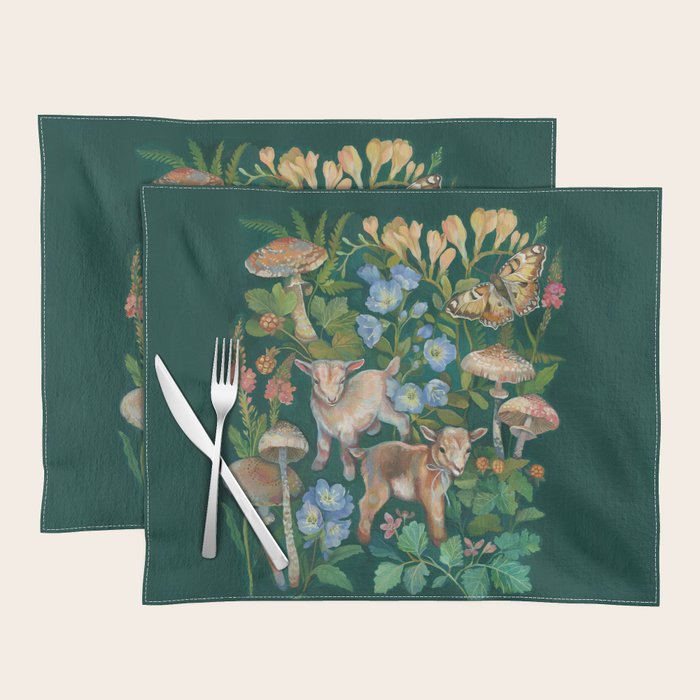 Baby Goat Garden Placemat Gallery Image 1