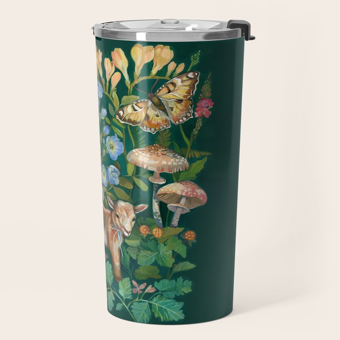 Baby Goat Garden Travel Mug Gallery Image 2