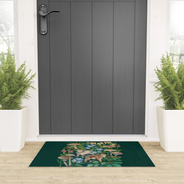 Baby Goat Garden Welcome Mat Gallery Image 3