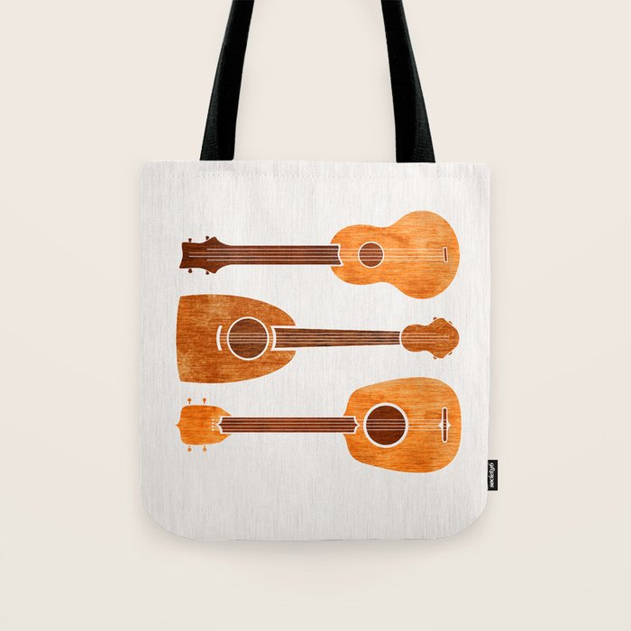 Hawaiian Ukuleles Tote Bag Gallery Image 1