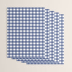 Blue Buffalo Check Wrapping Paper Gallery Image 3