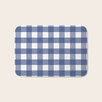 Blue Buffalo Check Bath Mat Gallery Image 1