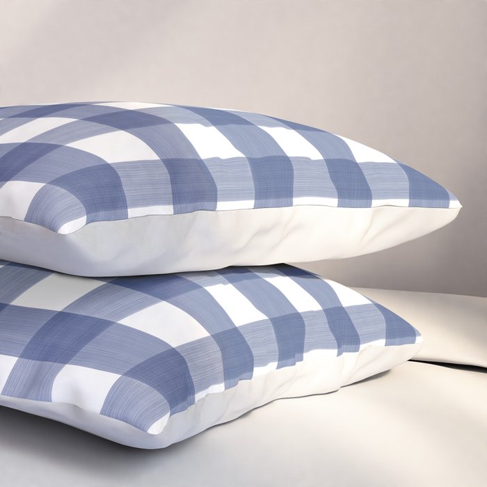 Blue Buffalo Check Pillow Sham Gallery Image 3