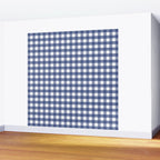 Blue Buffalo Check Wall Mural Gallery Image 2