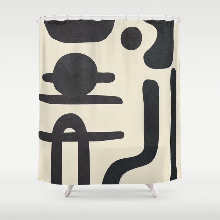 Abstract Colorful Setting 9 Shower Curtain Gallery Image 1