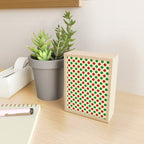 Christmas Polka Dot Pattern Mini Art Print Gallery Image 2