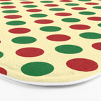 Christmas Polka Dot Pattern Bath Mat Gallery Image 3
