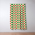 Christmas Polka Dot Pattern Window Curtain Gallery Image 3