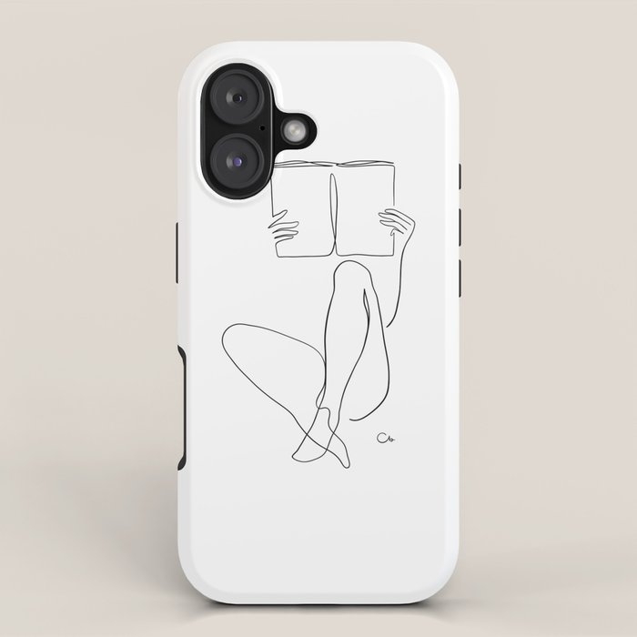 Reading Naked n.2 iPhone Case Gallery Image 1