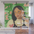 Green portrait Wall Mural Gallery Image 1