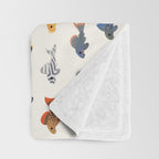 Pleco! - white Throw Blanket Gallery Image 3
