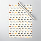 Pleco! - white Wrapping Paper Gallery Image 1