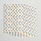 Pleco! - white Wrapping Paper Gallery Image 3
