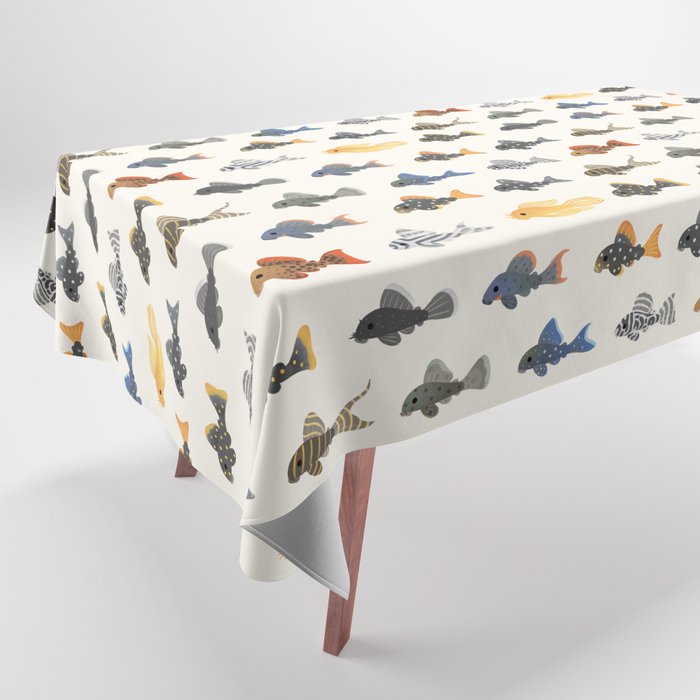 Pleco! - white Tablecloth Gallery Image 1