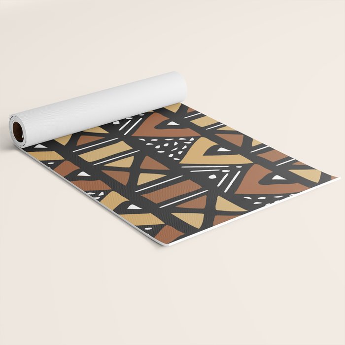 Mud cloth Mali Yoga Mat Gallery Image 2