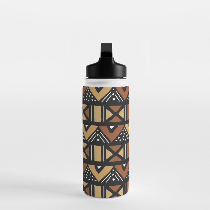 Mud cloth Mali Water Bottle Gallery Image 3