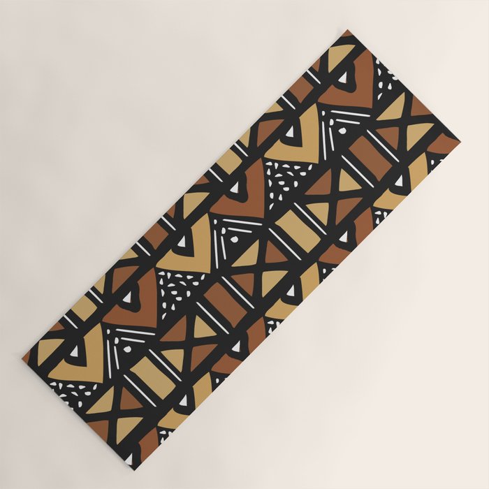 Mud cloth Mali Yoga Mat Gallery Image 1