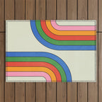 Retro Candy Arches Outdoor Rug Gallery Image 1