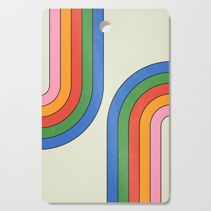 Retro Candy Arches Cutting Board Gallery Image 1
