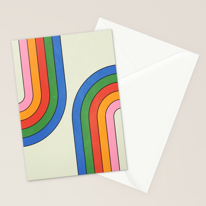 Retro Candy Arches Stationery Card Gallery Image 2
