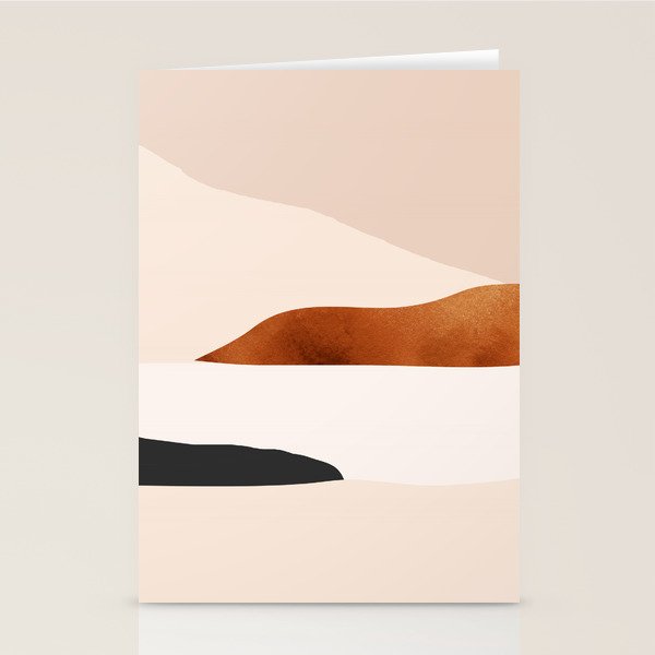 Minimal Art Landscape 15 Stationery Card Gallery Image 2