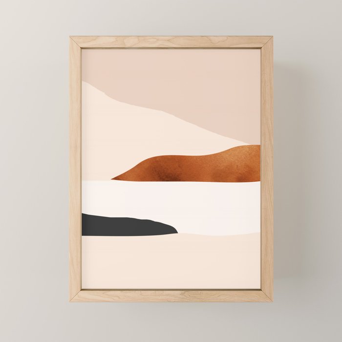 Minimal Art Landscape 15 Mini Art Print Gallery Image 1