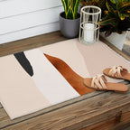 Minimal Art Landscape 15 Outdoor Rug Gallery Image 2