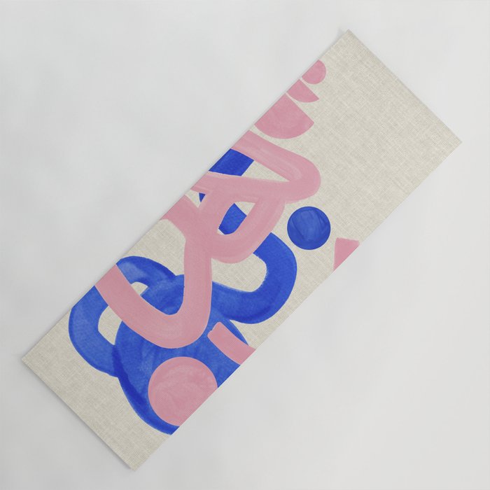 Pink Mountain Peak Yoga Mat Gallery Image 1