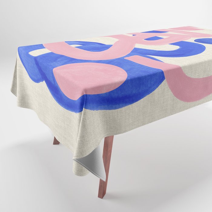 Pink Mountain Peak Tablecloth Gallery Image 1