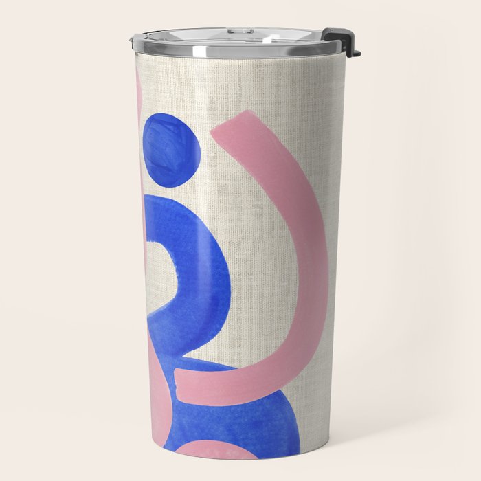 Pink Mountain Peak Travel Mug Gallery Image 2