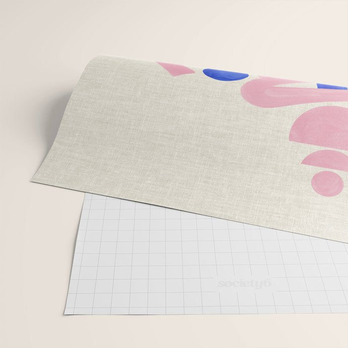 Pink Mountain Peak Wrapping Paper Gallery Image 2