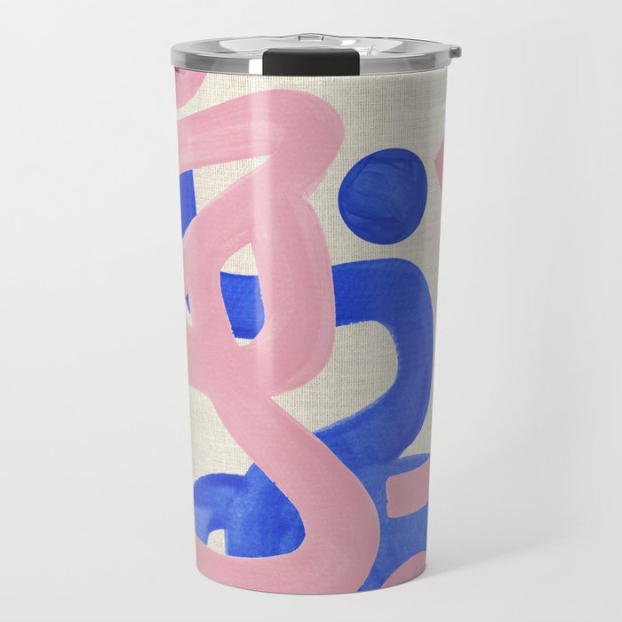 Pink Mountain Peak Travel Mug Gallery Image 1