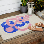 Pink Mountain Peak Outdoor Rug Gallery Image 2