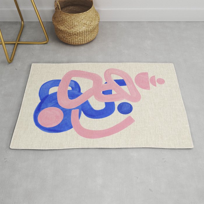 Pink Mountain Peak Rug Gallery Image 1