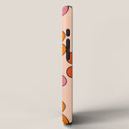 Groovy Flowers Print in Pink iPhone Case Gallery Image 2